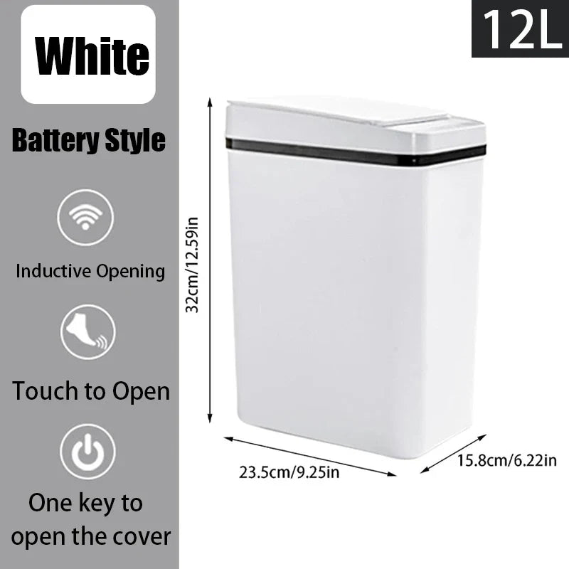 Automatic Kitchen Trash Can for Office,Living Room,Bedroom