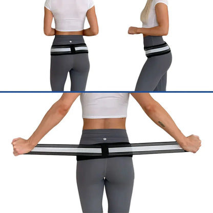 Adjustable Pelvic Support Belt – Neoprene Waist & Tailbone Protector for Hip, Back, and Sacroiliac Joint Pain Relief (Women)