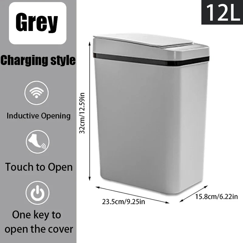 Automatic Kitchen Trash Can for Office,Living Room,Bedroom