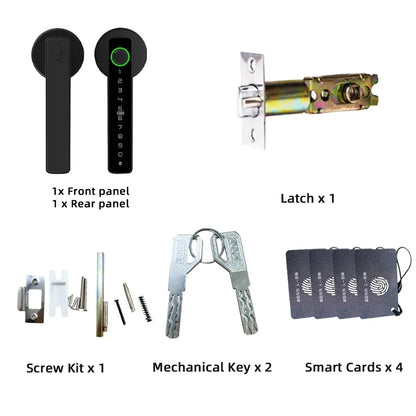 Tuya Smart Fingerprint Digital Door Lock with Multiple Unlocking Options