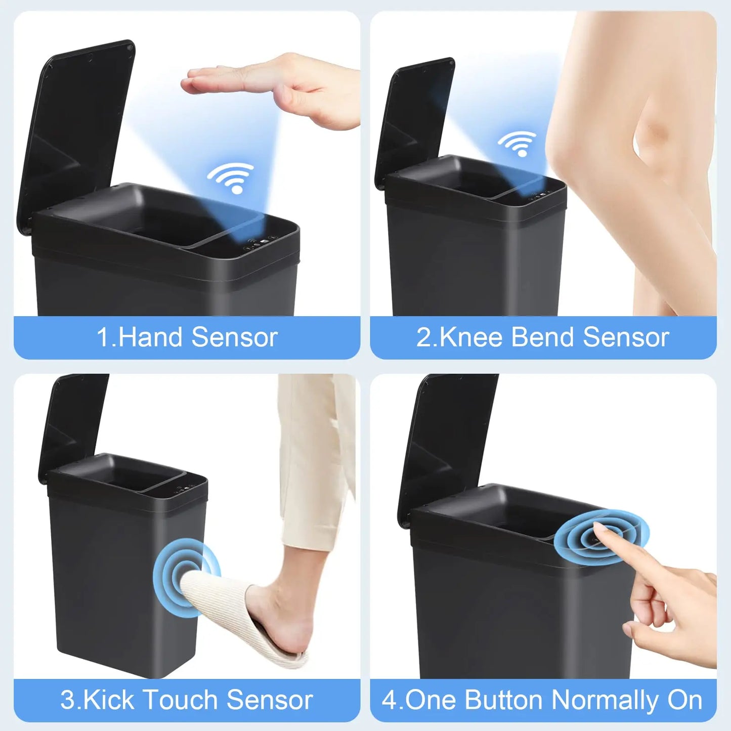 Automatic Kitchen Trash Can for Office,Living Room,Bedroom