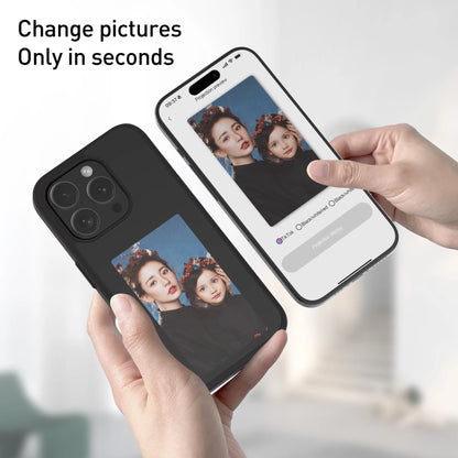 Smart NFC E-Ink Phone Case – Customizable Display, Shockproof Soft Shell for iPhone 15 Plus/14 Plus/13 Pro Max