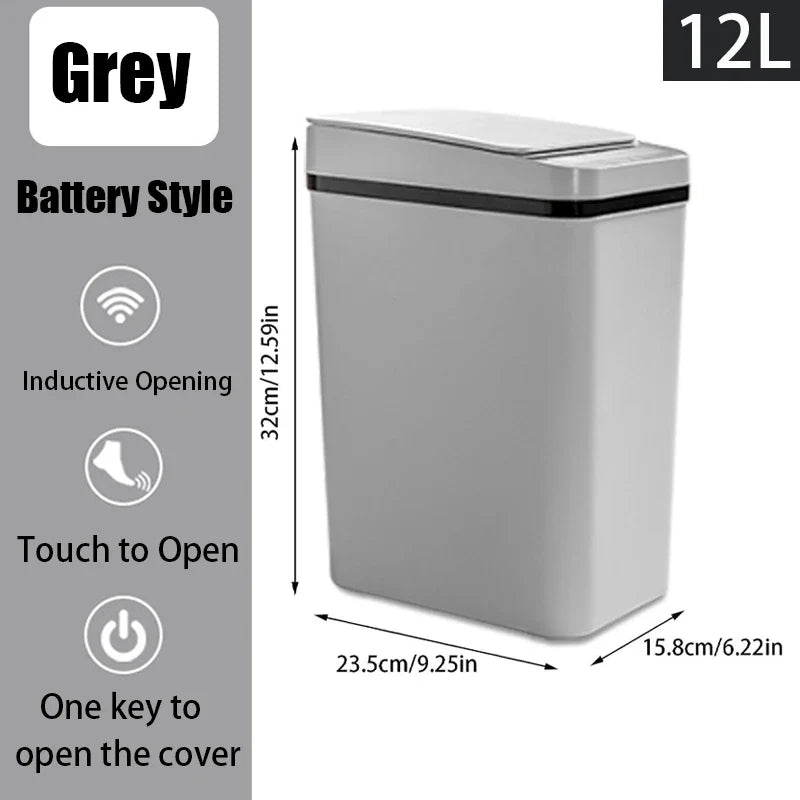 Automatic Kitchen Trash Can for Office,Living Room,Bedroom