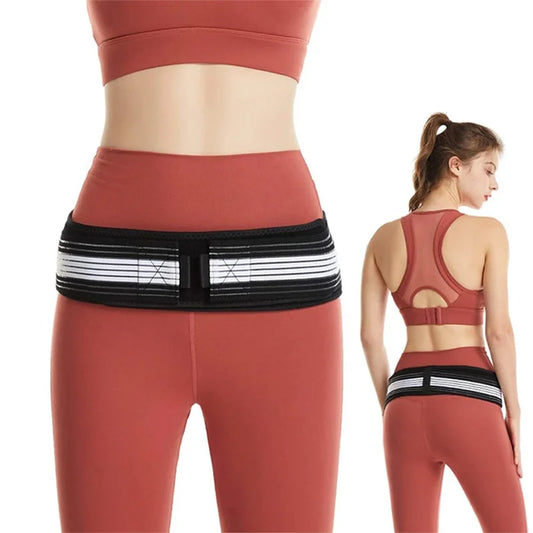 Adjustable Pelvic Support Belt – Neoprene Waist & Tailbone Protector for Hip, Back, and Sacroiliac Joint Pain Relief (Women)