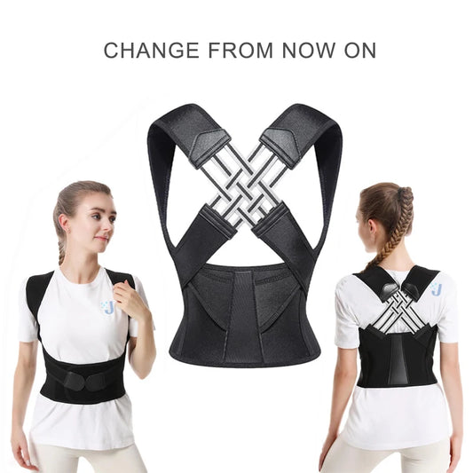 Breathable Back Posture Corrector – Adjustable Support Belt