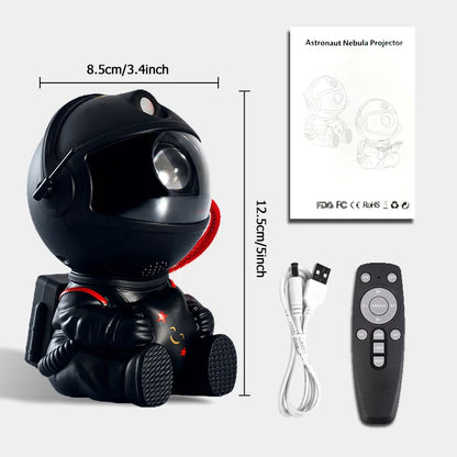 Astronaut Star Projector Night Light | 360° Galaxy Nebula | Remote Controlled