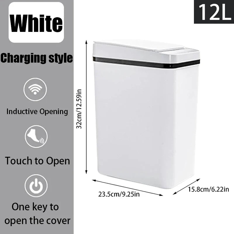 Automatic Kitchen Trash Can for Office,Living Room,Bedroom