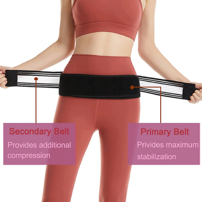 Adjustable Pelvic Support Belt – Neoprene Waist & Tailbone Protector for Hip, Back, and Sacroiliac Joint Pain Relief (Women)